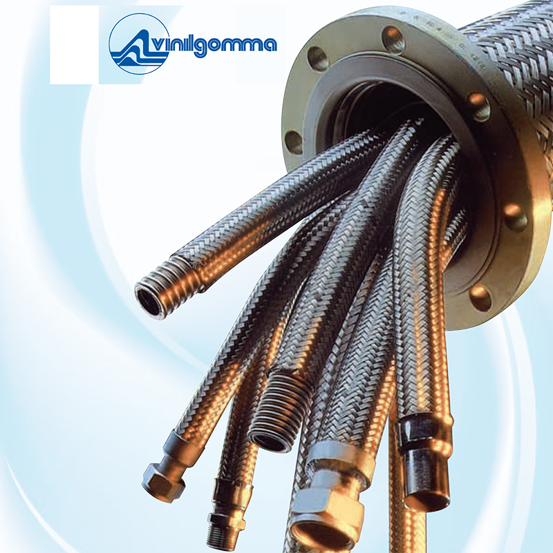 Vinilgomma flexible stainless stell hoses