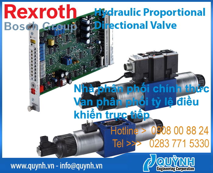 Van phân phối tỷ lệ Bosch Rexroth (Điều khiển trực tiếp)