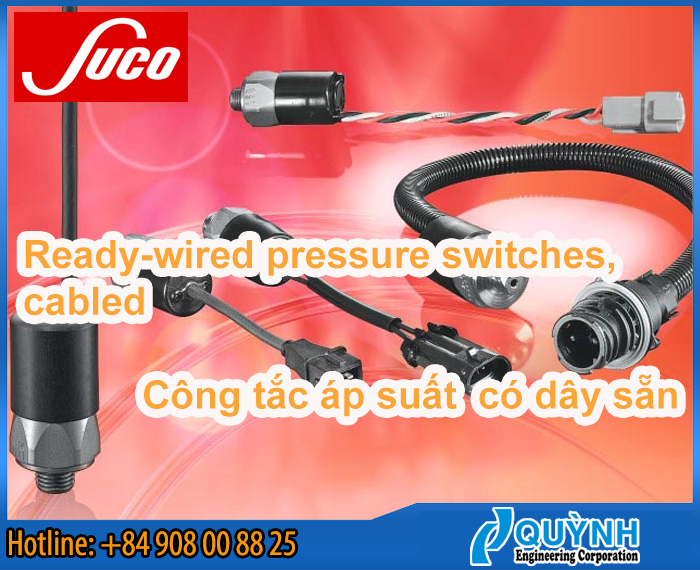 Suco Ready-wired pressure switches